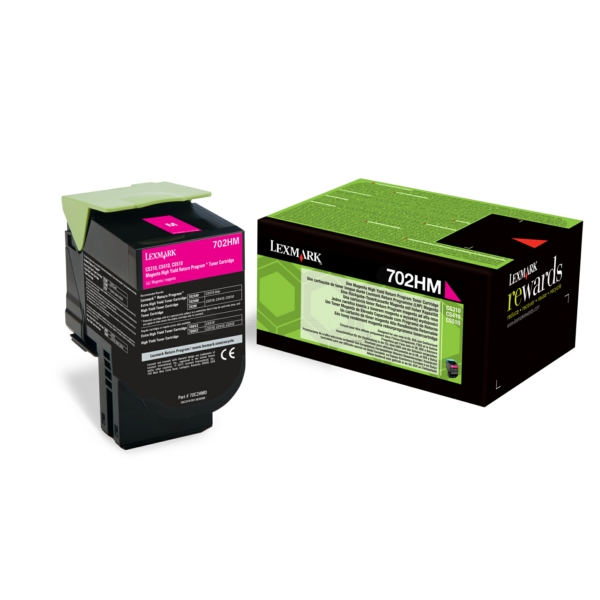 Original Lexmark 70C2HM0 / 702HM Toner magenta