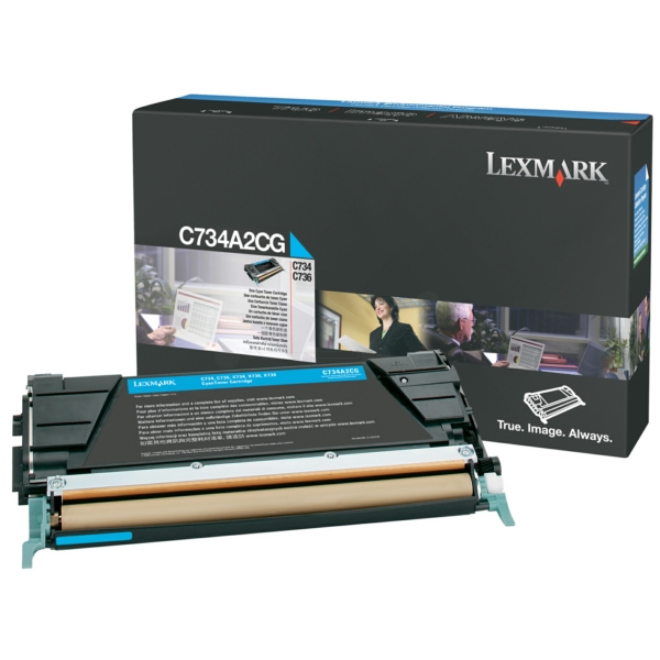 Original Lexmark C734A1CG Toner cyan