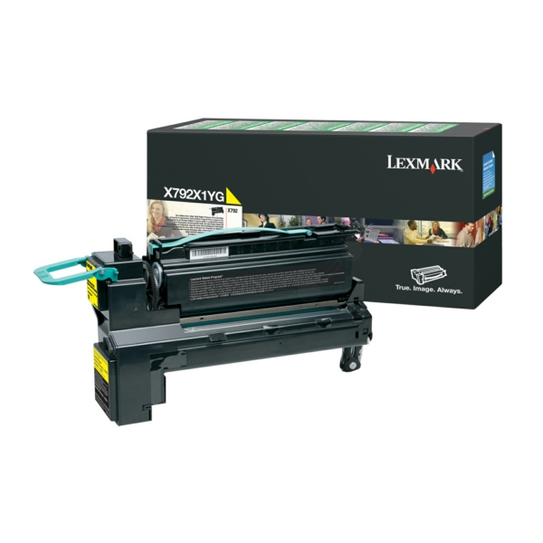 Original Lexmark X792X1YG Toner gelb