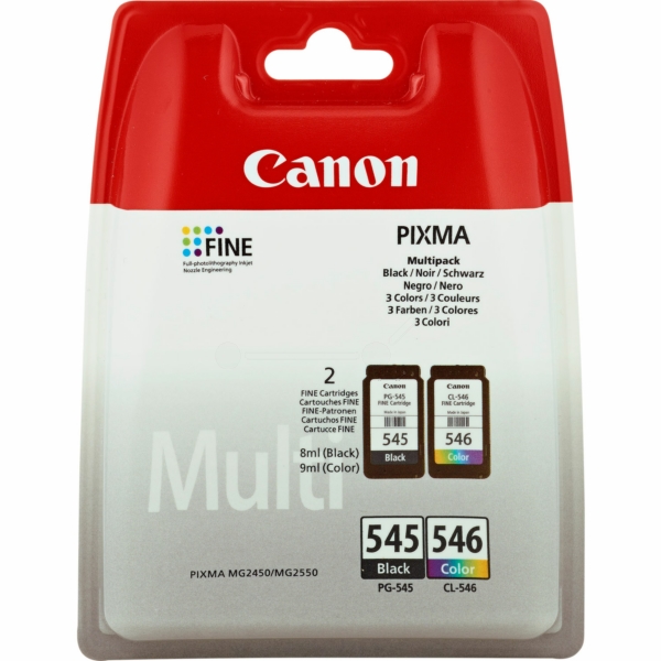 Original Canon 8287B005 / PG545+CL546 Druckkopfpatrone Multipack