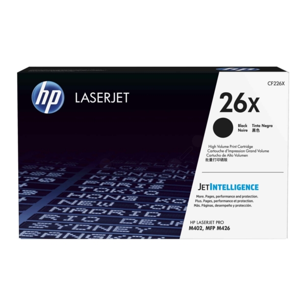 Original HP CF226X / 26X Toner schwarz