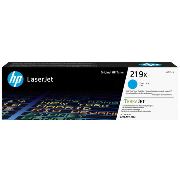Original HP W2191X / 219X Toner cyan