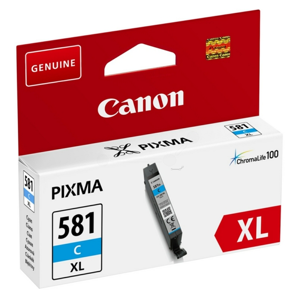 Original Canon 2049C001 / CLI581CXL Tintenpatrone cyan