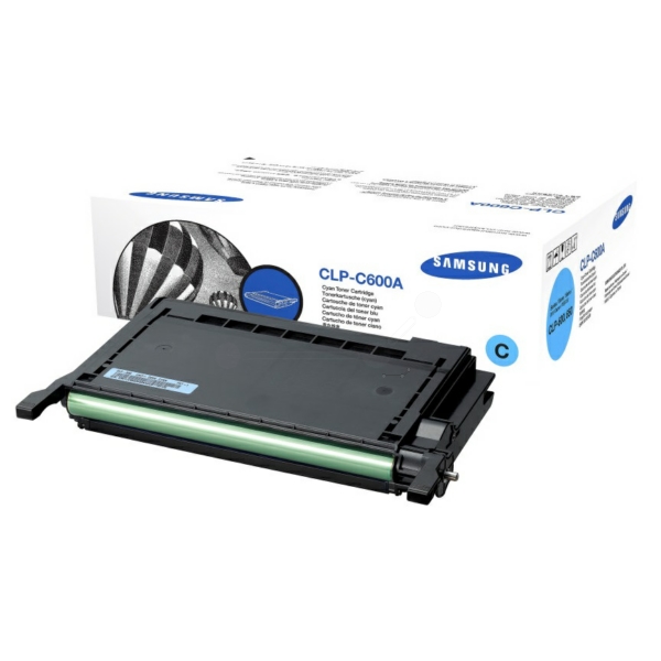 Original Samsung CLPC600AELS Toner cyan CLP-C600A/ELS