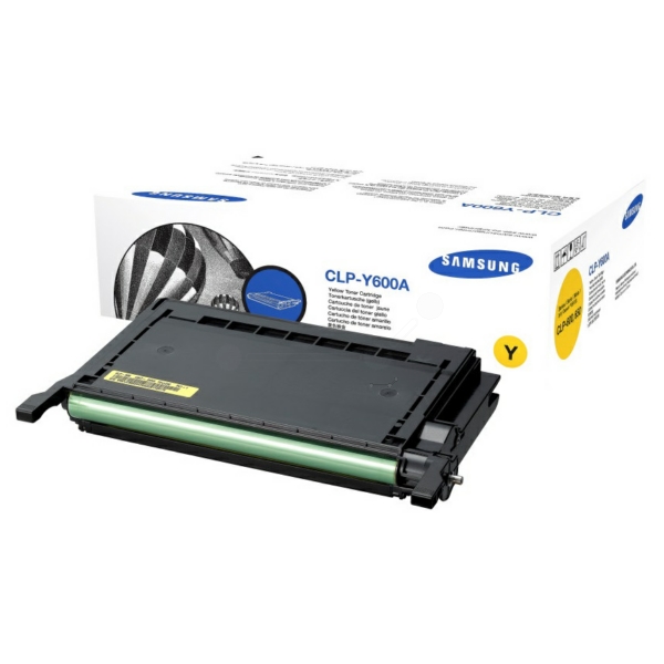 Original Samsung CLPY600AELS Toner gelb CLP-Y600A/ELS