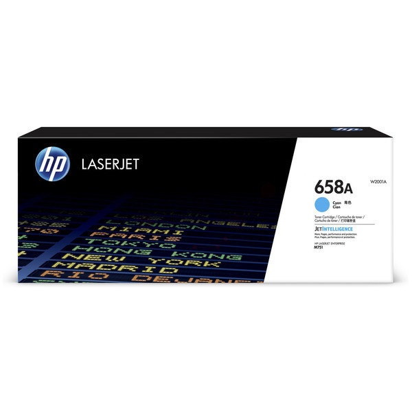 Original HP W2001A / 658A Toner cyan