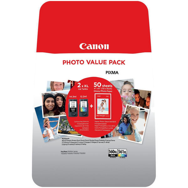 Original Canon 3712C004 / PG560XL+CL561XL Druckkopfpatrone Multipack