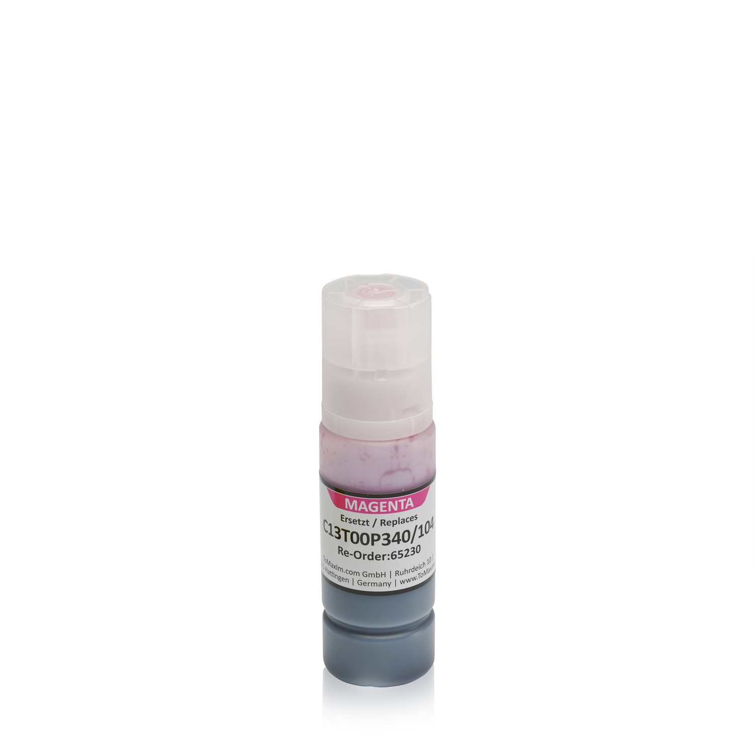 Kompatibel zu Epson C13T00P340 / 104 Flaschentinte, magenta