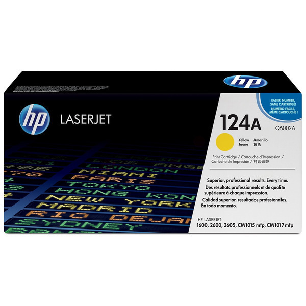 Original HP Q6002A / 124A Toner gelb