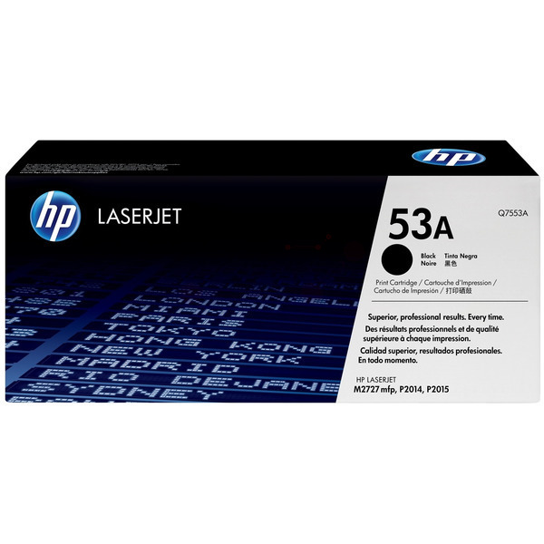 Original HP Q7553A / 53A Toner schwarz