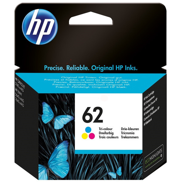 Original HP C2P06AE / 62 Druckkopfpatrone color